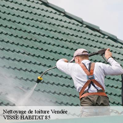 Nettoyage de toiture 85 Vendée  VISSE HABITAT 85